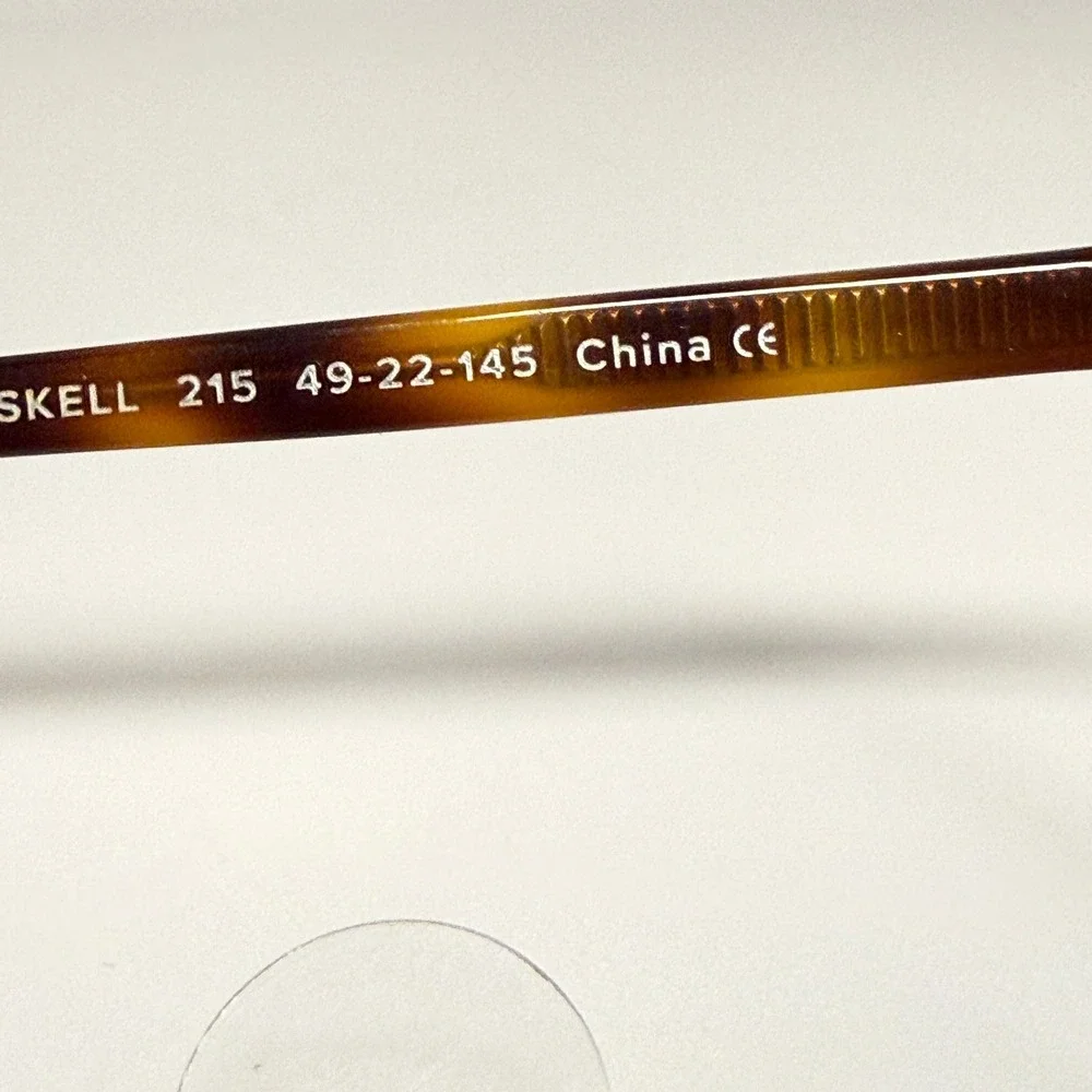 Warby Parker Haskell 215 Sunglasses Tortoise Blue‎ Lens 49-22-145 Eyewear